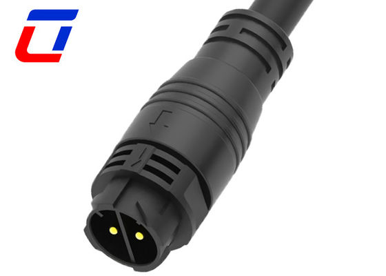 IP67 10 가이즈 2 핀 방수 DC 전원 커넥터 M25 빠른 잠금 케이블 커넥터