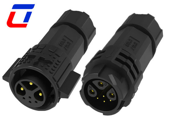 M19 15A 방수 남성 여성 커넥터 플러그 및 소켓 IP67 3 + 4 핀