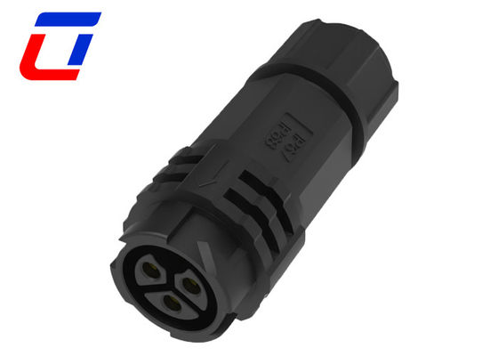 방수형 원형 와이어 투 와이어 커넥터 3 핀 LED 커넥터 20Amp 300V