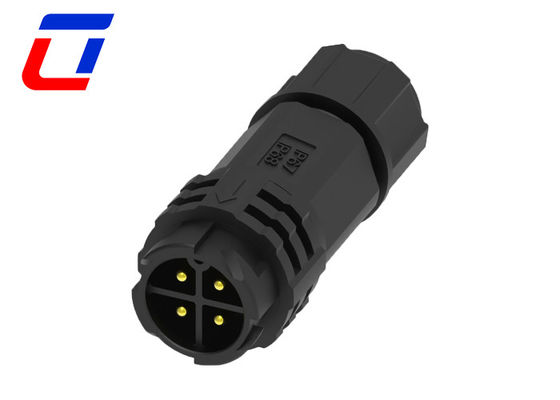 M19 300V 10A 방수 LED 커넥터 4 핀 방수 솔더 와이어 커넥터