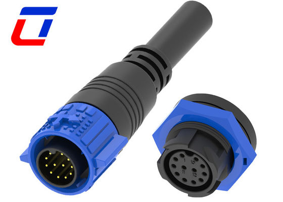 저전압 케이블 커넥터 방수 플러그 소켓 12V 5A 금판 12 핀