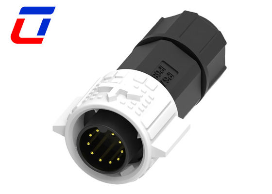 M19 10 핀 외부 방수 커넥터 5A 120V 남성 플러그 여성 소켓