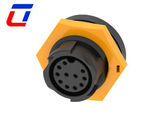 IP67 5A 야외 11 핀 커넥터 남성 및 여성 방수 밀기 잠금 300VAC M19