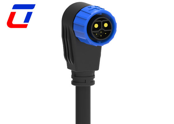 1 접지 2 전원 5 데이터 M23 IP67 방수 커넥터 푸시 잠금