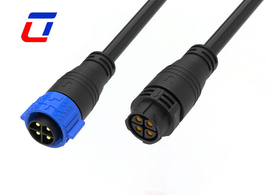방수 전기 500V M25 4 핀 방수 푸시 잠금 커넥터