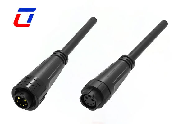 멀티 핀 방수 커넥터 M16 2+4 핀 나일론 와이어 커넥터 산업용 센서용