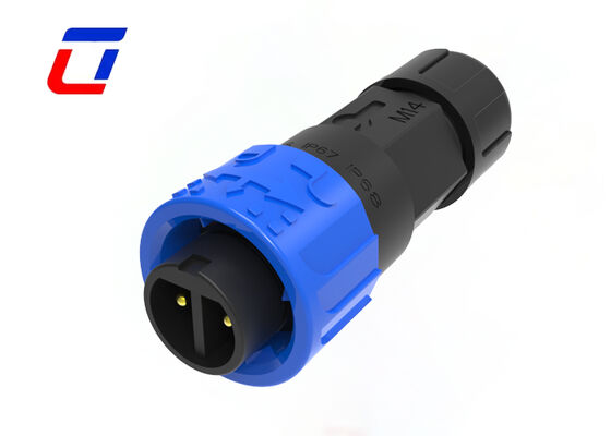 2 핀 순환 전원 연결 M16 10A 300V 방수 남성 여성 플러그 소켓