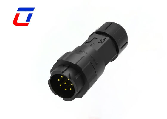 M16 8 Pin Waterproof Connector 5A IP67 Quick Release  Male Female Connector For Signal