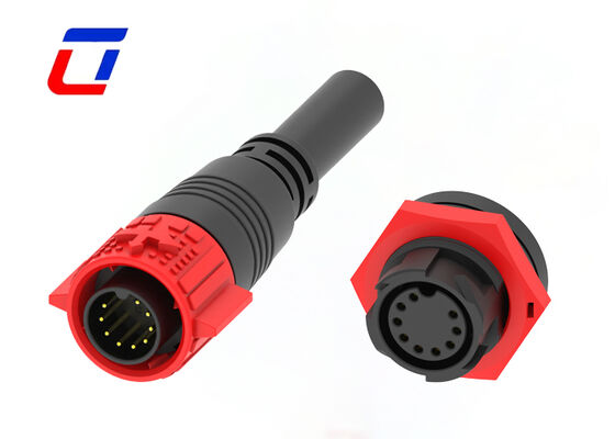 M19 남성 여성 플러그 소켓 9Pin 신호 야외 방수 케이블 탑재