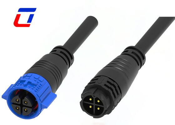 15A 4핀 M19 방수 전기 커넥터 수-암 전원 케이블 커넥터