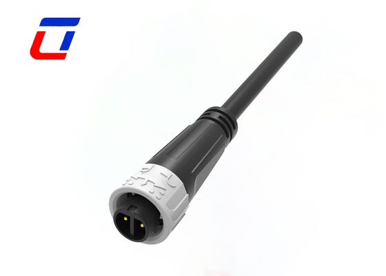 10A 퀵 락 전기 커넥터 M16 2핀 옥외 방수 전원 커넥터