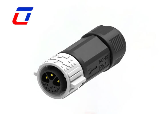 M25 수컷 암컷 패널 마운트 커넥터 금도금 3+9 핀 방수 커넥터