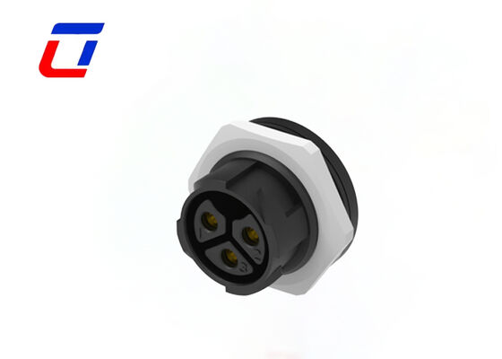 M25 Panel Mount Power Connector 3 Pin 50A Quick Lock Electrical Connectors