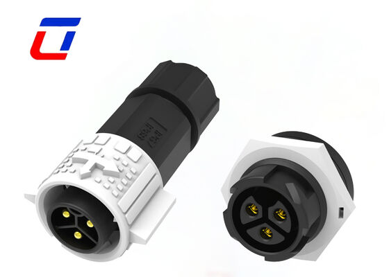 3핀 방수 벌크헤드 전기 커넥터 M19 패널 마운트 커넥터