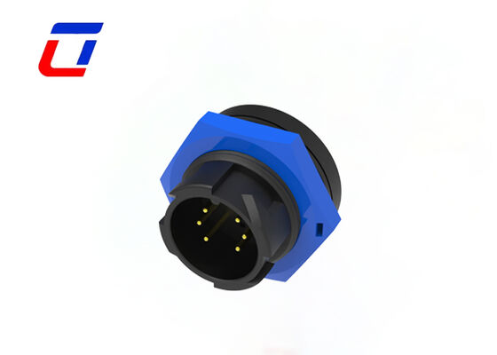 M19 6 핀 커넥터 남성 여성 나일론 수압 단단한 와이어 보드 커넥터