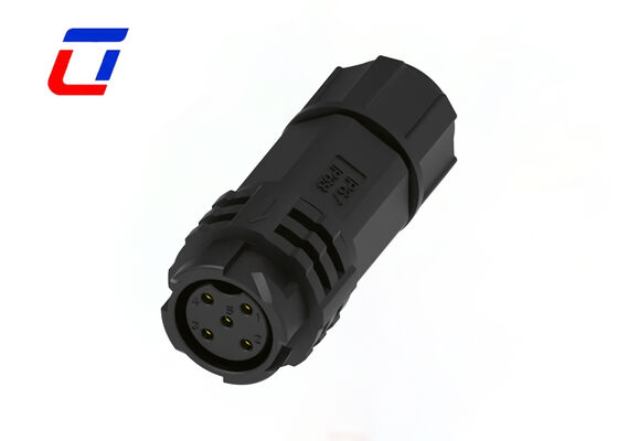 20A M19 5 Pin Water Tight Electrical Connector Quick Lock Circular Connector
