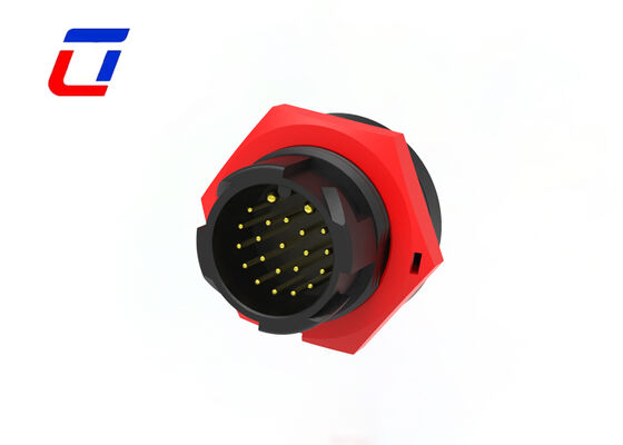 M19 와이어 투 보드 커넥터 2 핀 파워와 20 핀 신호 폼드 케이블 커넥터