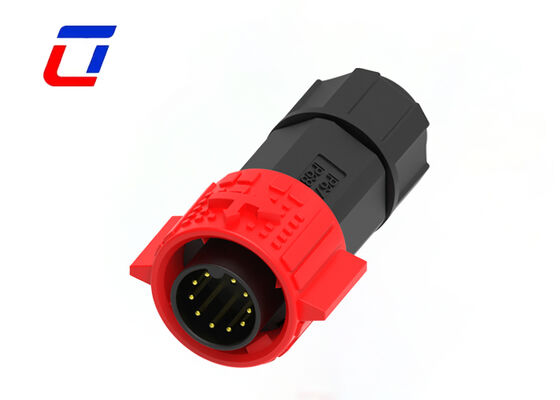 10핀 데이터 커넥터 M19 방수 퀵 커넥트 와이어-보드 커넥터