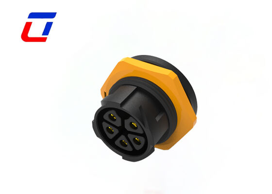 M25 5핀 패널 마운트 커넥터 빠른 나일론 전기 플러그 소켓 태양광 시스템용