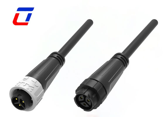 M16 3 코어 방수 케이블 커넥터 DC 빠른 잠금 구리 금판 전원 커넥터