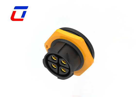 플라스틱 M25 방수 600V 커넥터 먼지 방지 4 핀 플러그 및 소켓 커넥터