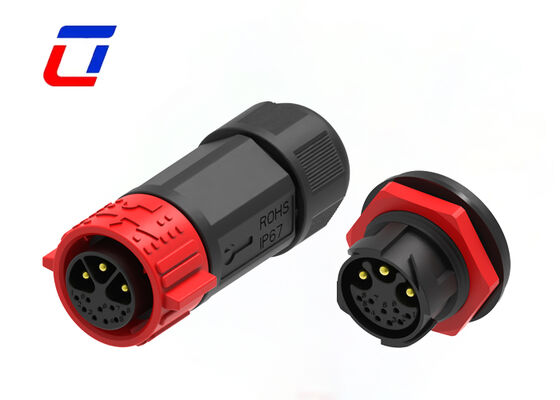 300V M25 3+9 핀 방수 커넥터 푸시 풀 멀티 핀 ODM 커넥터 유형