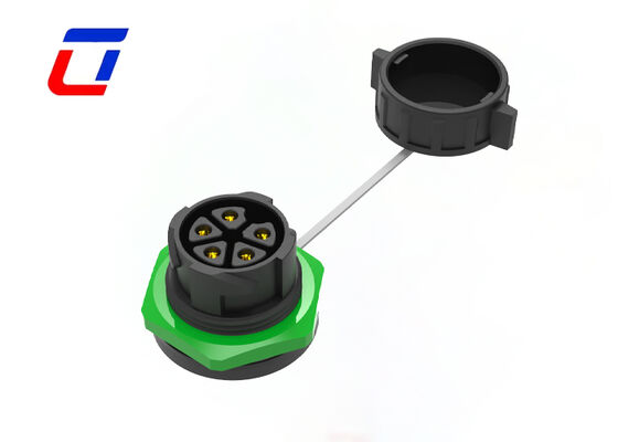 M25 5 핀 IP67 원형 커넥터 50A 플라스틱 남성 여성 플러그 소켓 커넥터