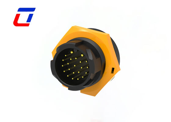 M19 방수 2+20 멀티핀 커넥터 PA66 방수 전원 데이터 케이블 커넥터