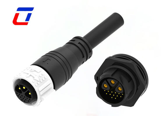 M25 3+13 피인 방수 커넥터 야경 조명용 야외 케이블 커넥터 소매업체