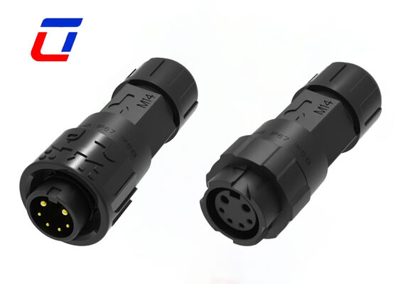 M16 300V 원형 커넥터 XLR 방수 2+4 멀티 핀 커넥터 전원 신호 플러그
