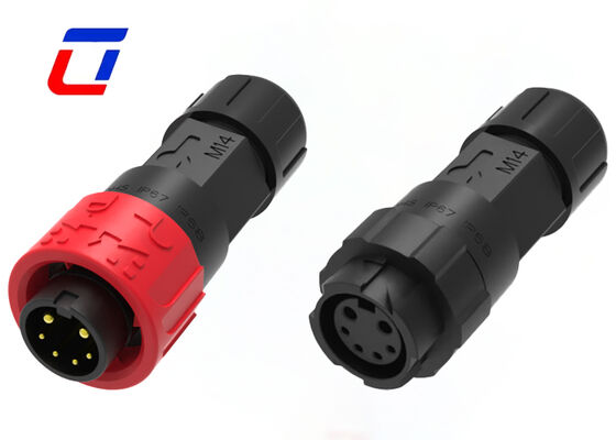 M16 300V 원형 커넥터 XLR 방수 2+4 멀티 핀 커넥터 전원 신호 플러그