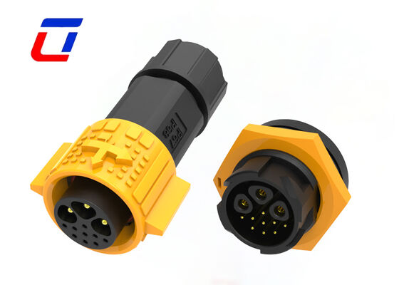 M19 3+9 Pin Wire To Board Connector Waterproof Male Female Quick Lock Connector Company