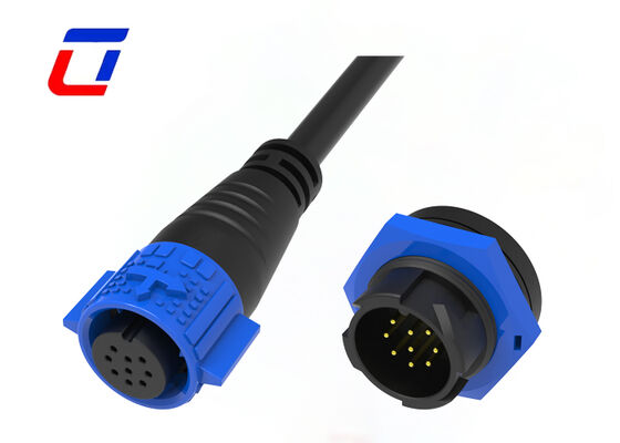 300V M19 9 Pin Automotive Waterproof Connectors Good Quality Waterproof Data Connector