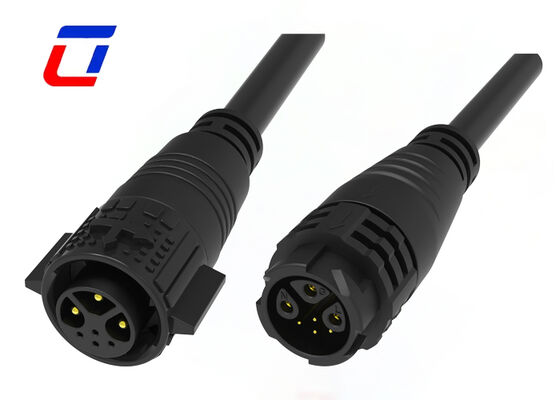 M19 3+4 핀 방수 케이블 커넥터 15A+5A 300V IP67 멀티 핀 남성 여성 커넥터