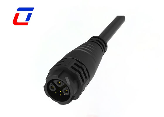 M19 3+4 핀 방수 케이블 커넥터 15A+5A 300V IP67 멀티 핀 남성 여성 커넥터