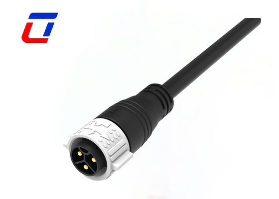 UL94-V0 3 핀 M25 50A 방수 케이블 커넥터 자동 잠금 IP67 전원 커넥터
