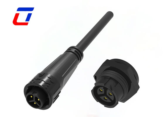 IP67 3 핀 커넥터 남성과 여성 M16 10A 300V 방수 전원 커넥터