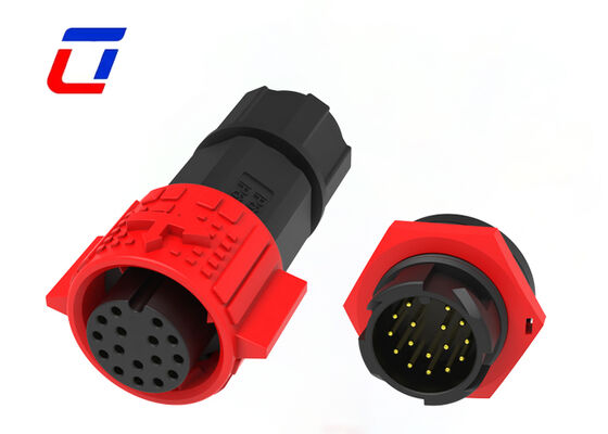 300V M19는 옥외 데이터 연결관 5A 16 Pin 남여 빠른 연결관을 방수 처리합니다