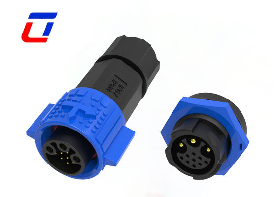 IP67 15A+5A M19 멀티 핀 방수 연결 3+9 핀 전원 데이터 연결 외부