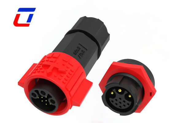 IP67 15A+5A M19 멀티 핀 방수 연결 3+9 핀 전원 데이터 연결 외부