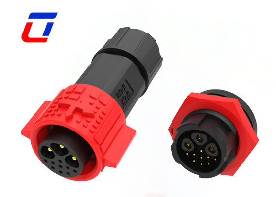 IP67 15A+5A M19 멀티 핀 방수 연결 3+9 핀 전원 데이터 연결 외부