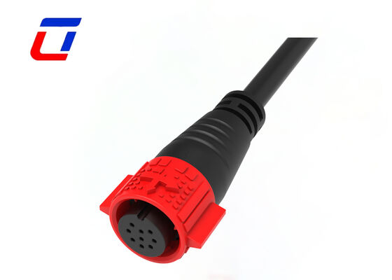 5A 300V 9핀 M19 몰딩 케이블 커넥터 푸시 잠금 방수 데이터 커넥터