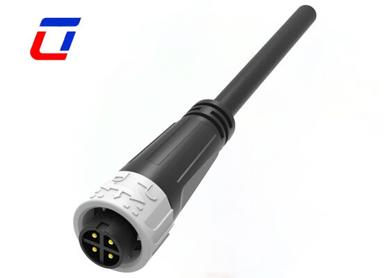 M16 푸시 잠금 전기 암수 커넥터 실외 방수 커넥터 10A 4핀
