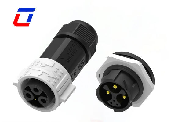 M25 15A+5A 원형 멀티 핀 커넥터 3+3 핀 빠른 잠금 와이어 보드 커넥터
