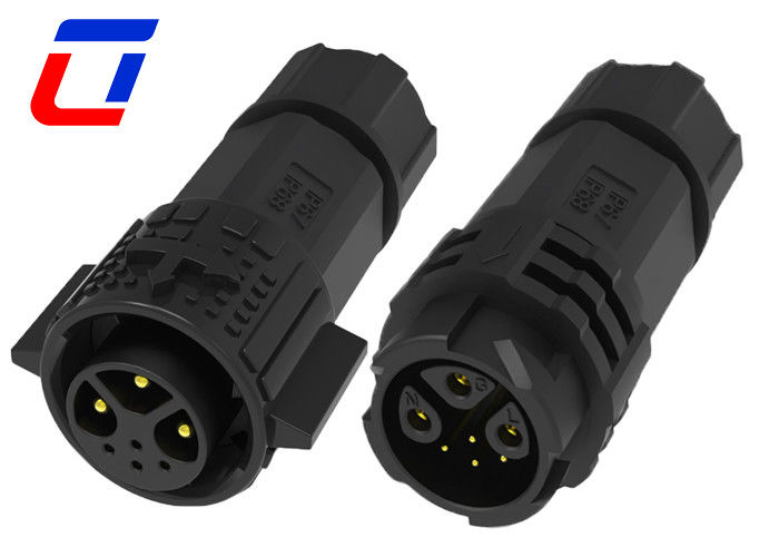 M19 15A 방수 남성 여성 커넥터 플러그 및 소켓 IP67 3 + 4 핀