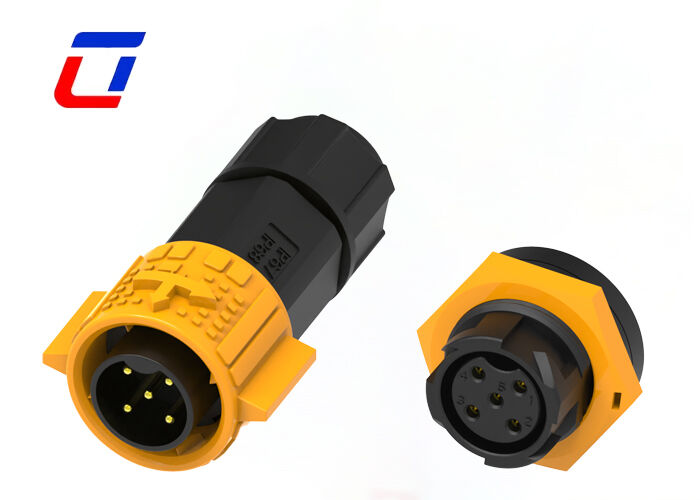 5 핀 전기 남성 여성 커넥터 M19 고전류 와이어 보드 커넥터