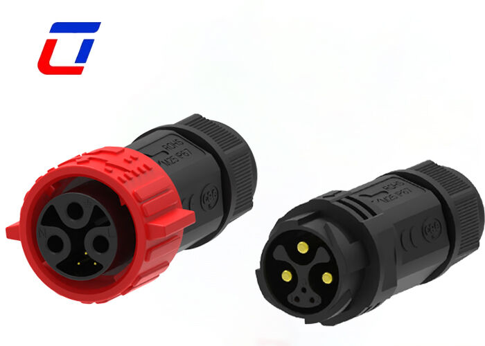 3+3 핀 M25 IP67 태양 전지 커넥터