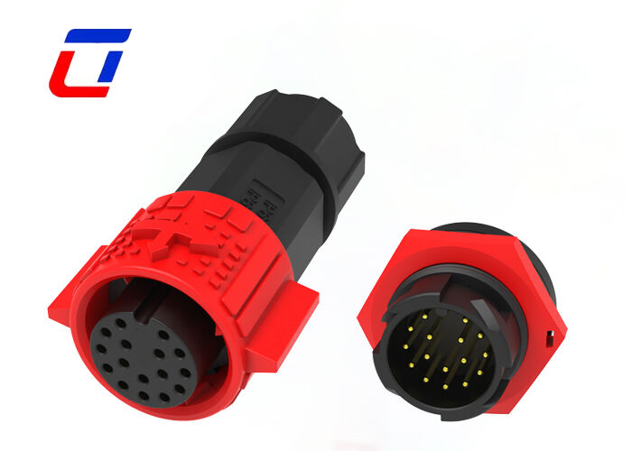 300V M19는 옥외 데이터 연결관 5A 16 Pin 남여 빠른 연결관을 방수 처리합니다