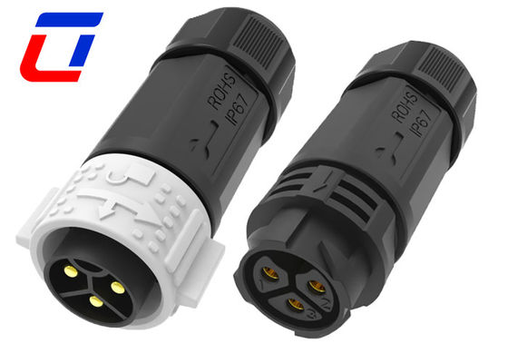 30A 3 핀 600V 원형 급속 방출 전선 연결 장치